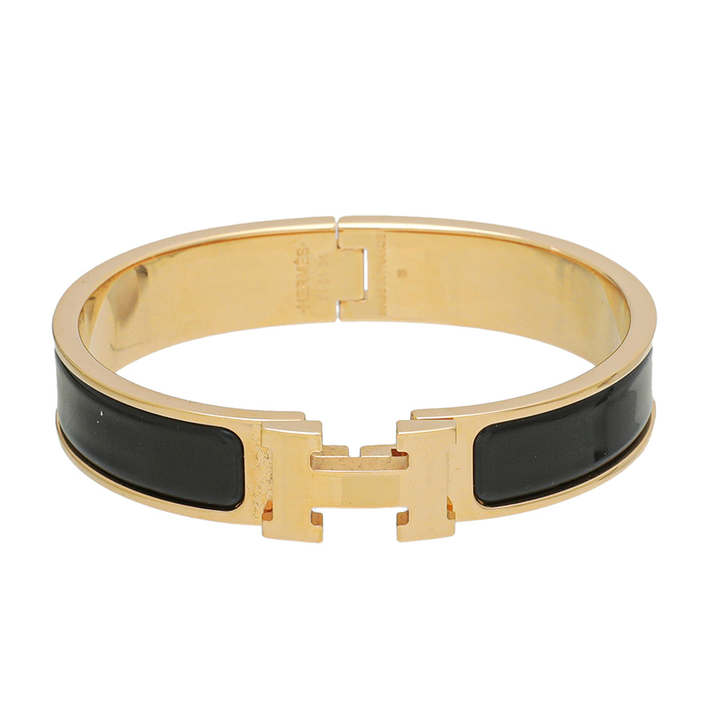 Hermes Black Clic H PM Bracelet-Hermes-THE CLOSET