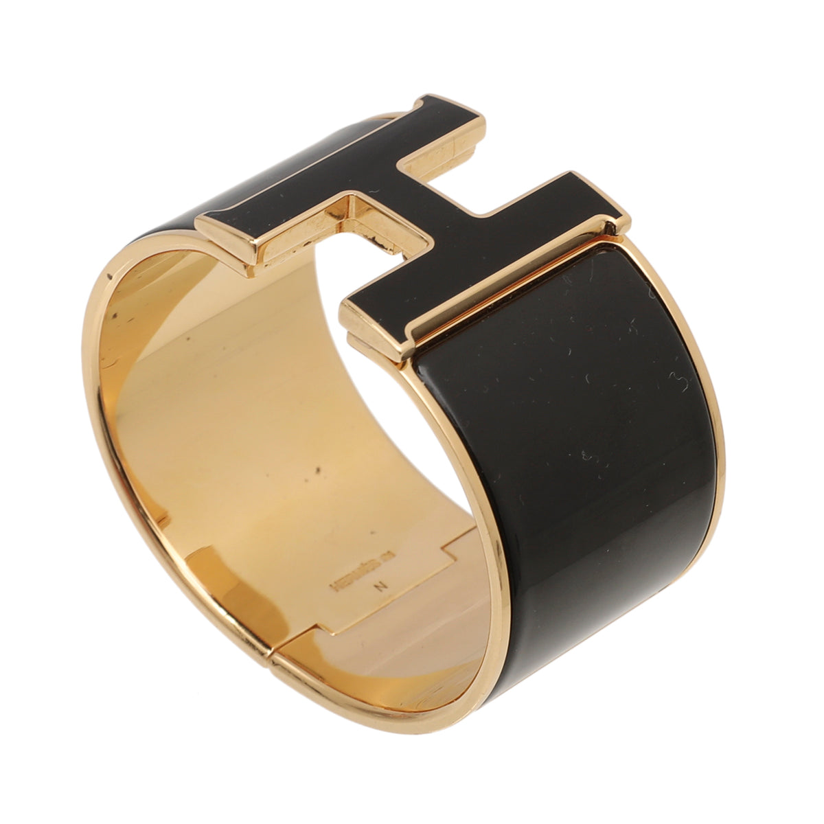 Hermes Black Clic H XL Bracelet-Hermes-THE CLOSET