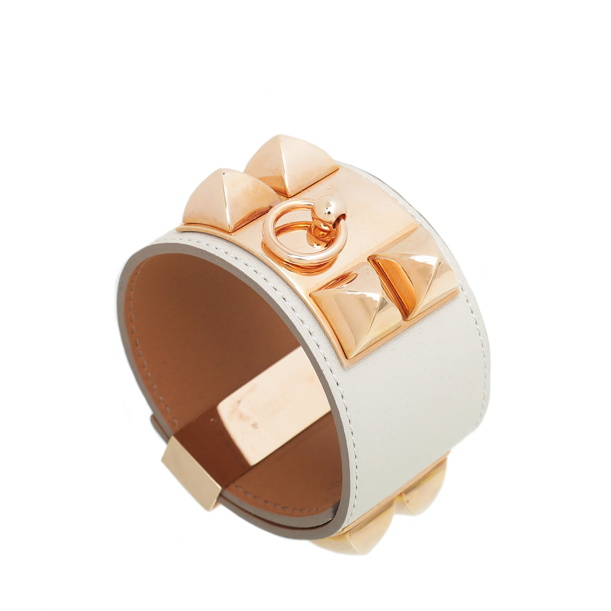 Hermes Off White Collier De Chien Bracelet-Hermes-THE CLOSET