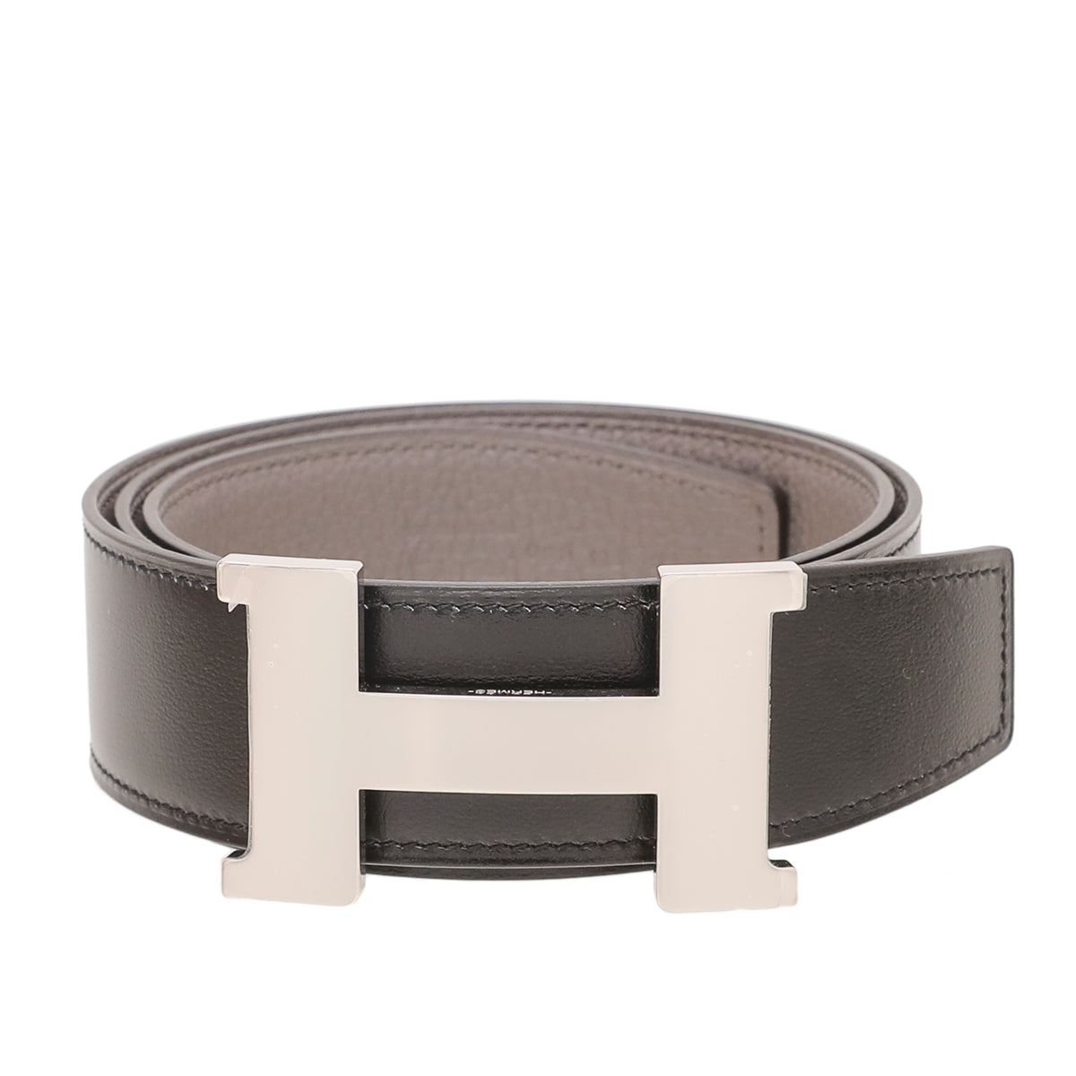 Hermes Bicolor Reversible Constance Buckle Belt 38-Hermes-THE CLOSET