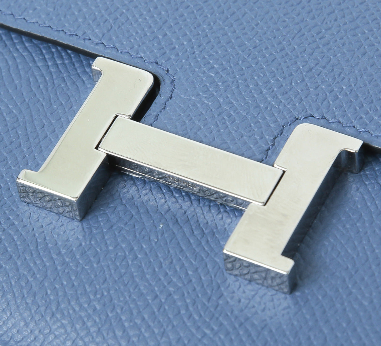 Hermes Bleu Agate-Gris Mouett Constance Compact Wallet-Hermes-THE CLOSET