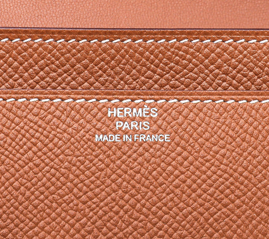 Hermes Gold Constance Long Wallet