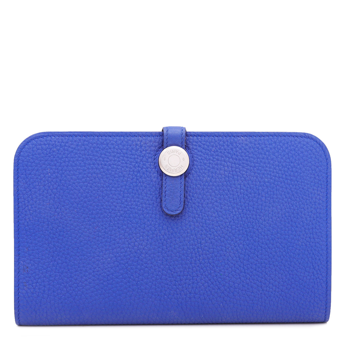 Hermes Bleu Electrique Dogon Duo Wallet-Hermes-THE CLOSET