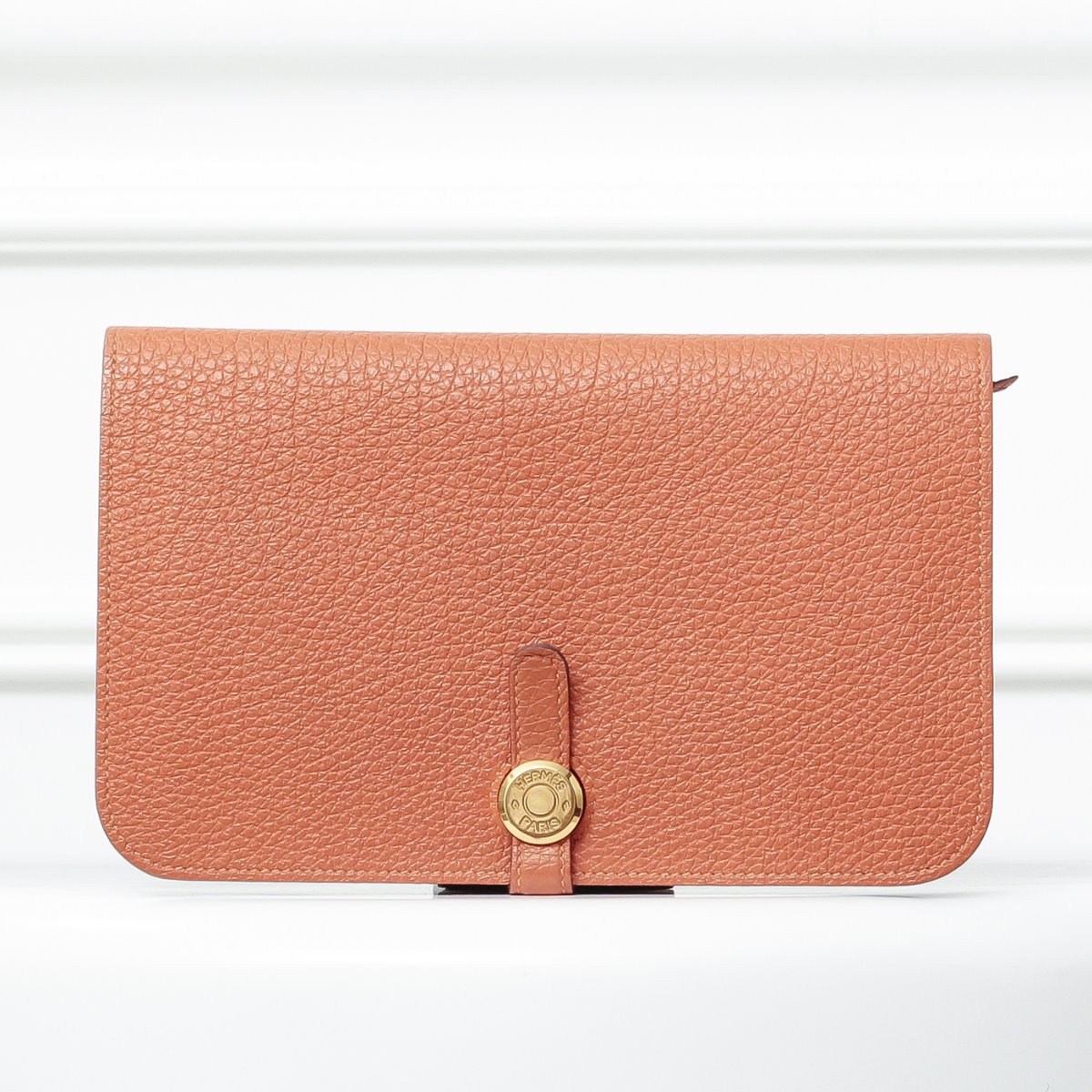 Hermes Orange Dogon Wallet-Hermes-THE CLOSET