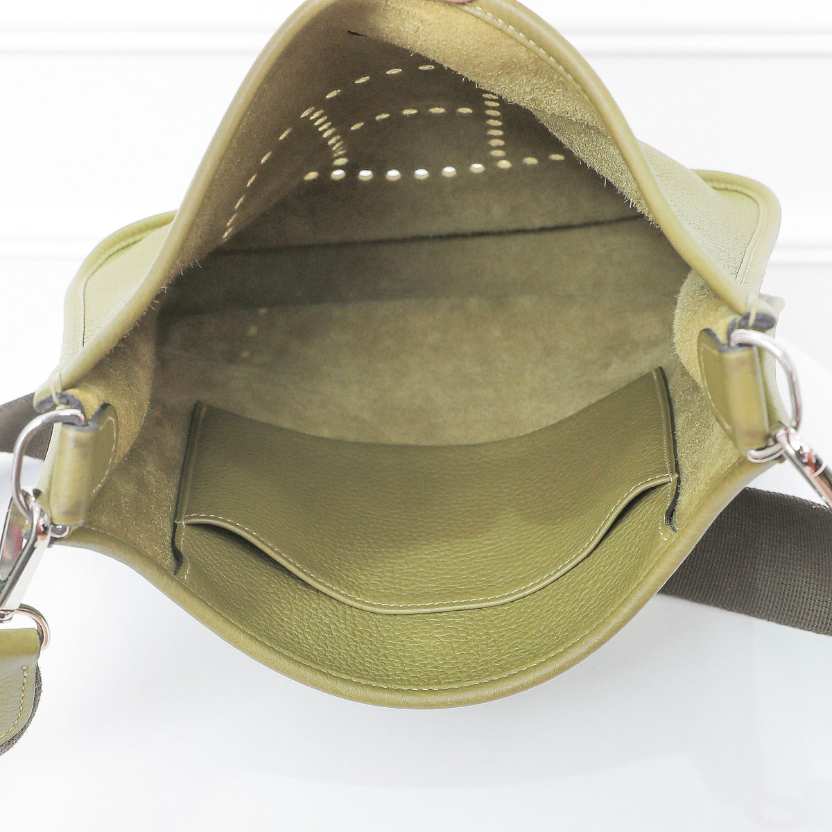 Hermes Chartreuse Green Evelyne Bag-Hermes-THE CLOSET