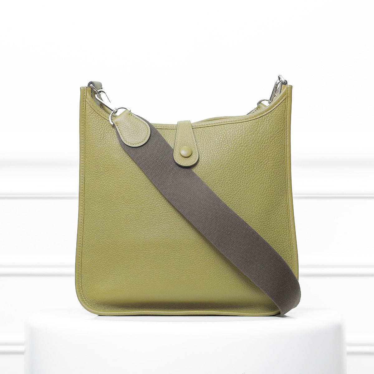 Hermes Chartreuse Green Evelyne Bag-Hermes-THE CLOSET