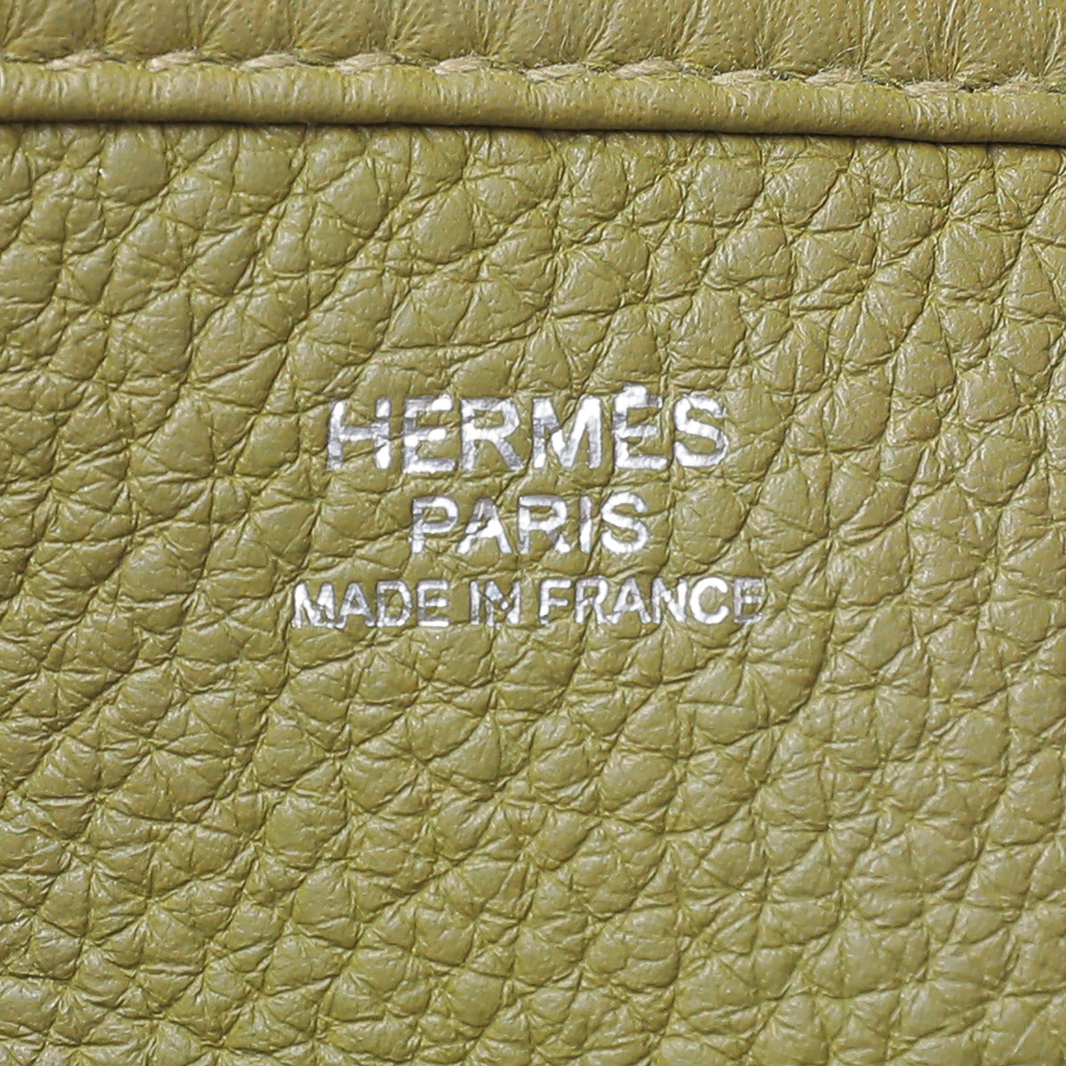 Hermes Chartreuse Green Evelyne Bag