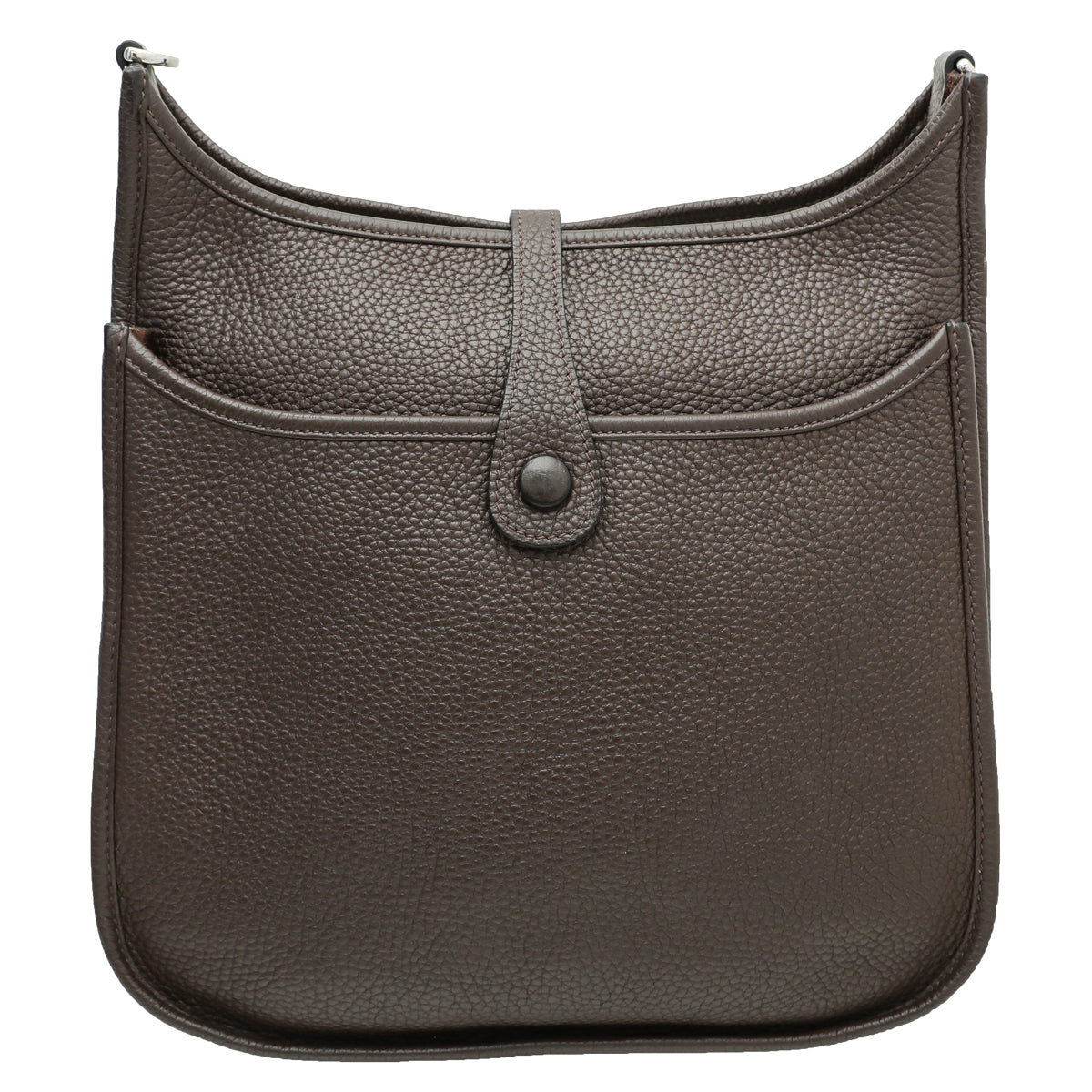 Hermes Chocolate Evelyne Bag-Hermes-THE CLOSET