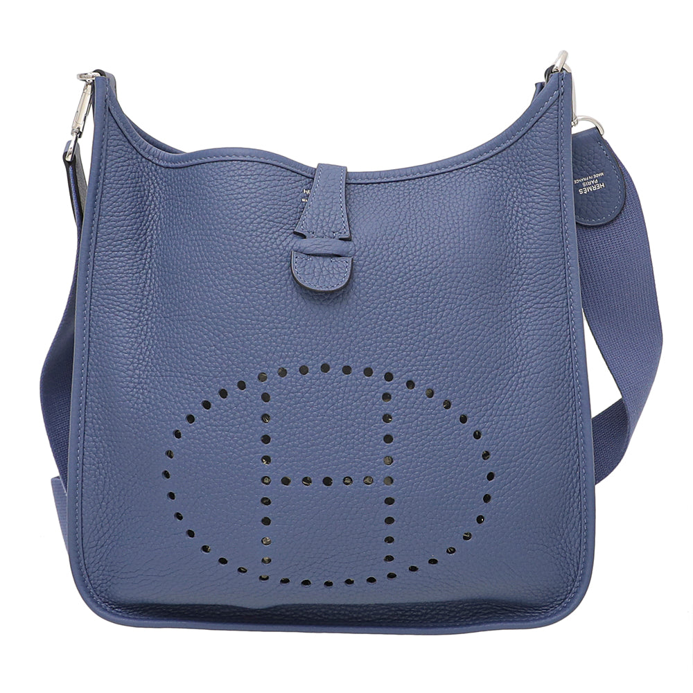 Hermes Blue Brighton Evelyne III PM Bag-Hermes-THE CLOSET