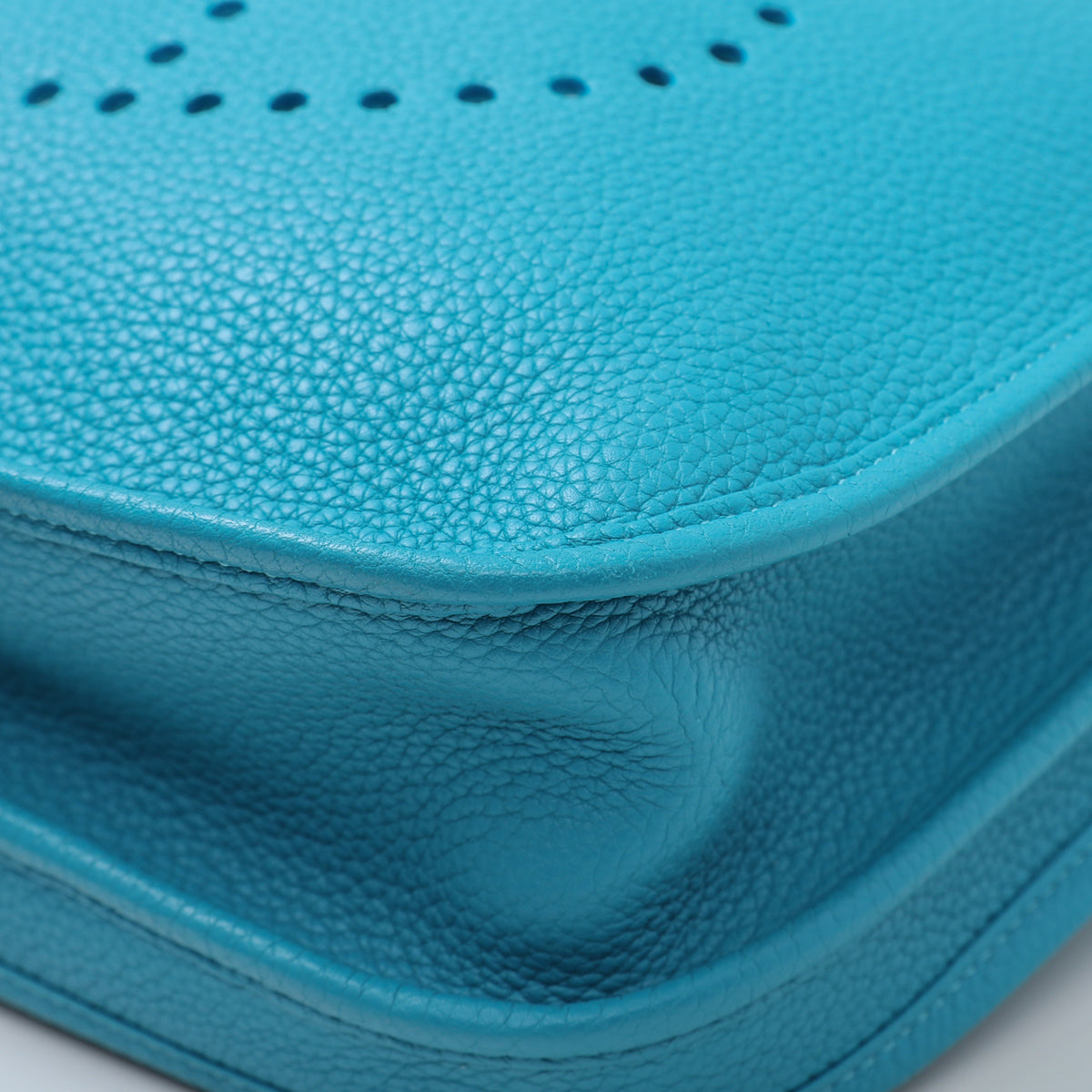 Hermes Turquoise Togo Evelyne III Bag-Hermes-THE CLOSET