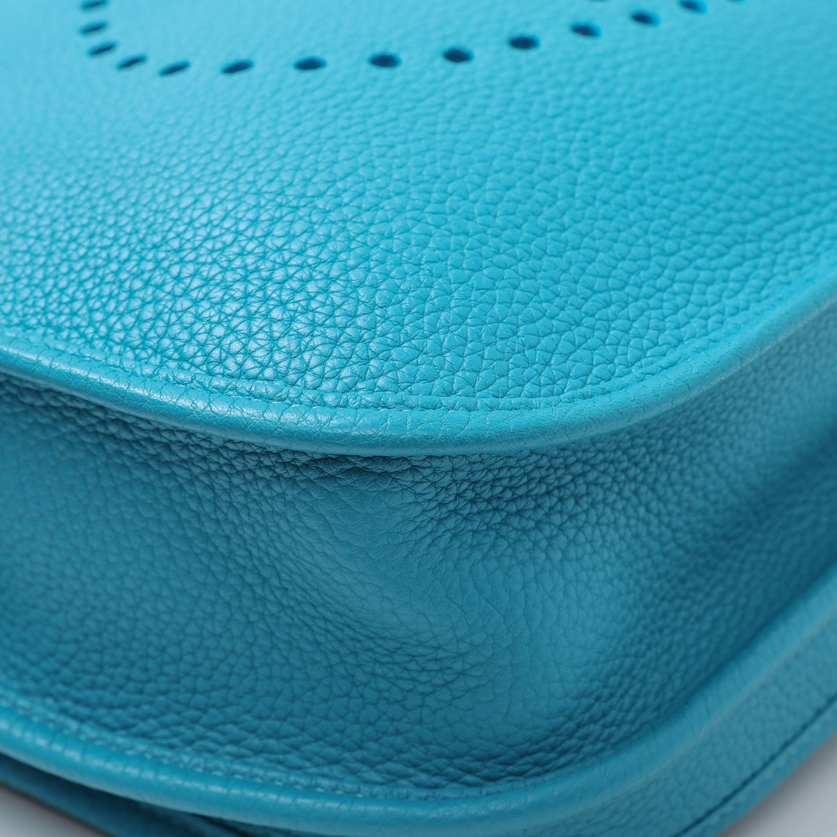 Hermes Turquoise Togo Evelyne III Bag-Hermes-THE CLOSET