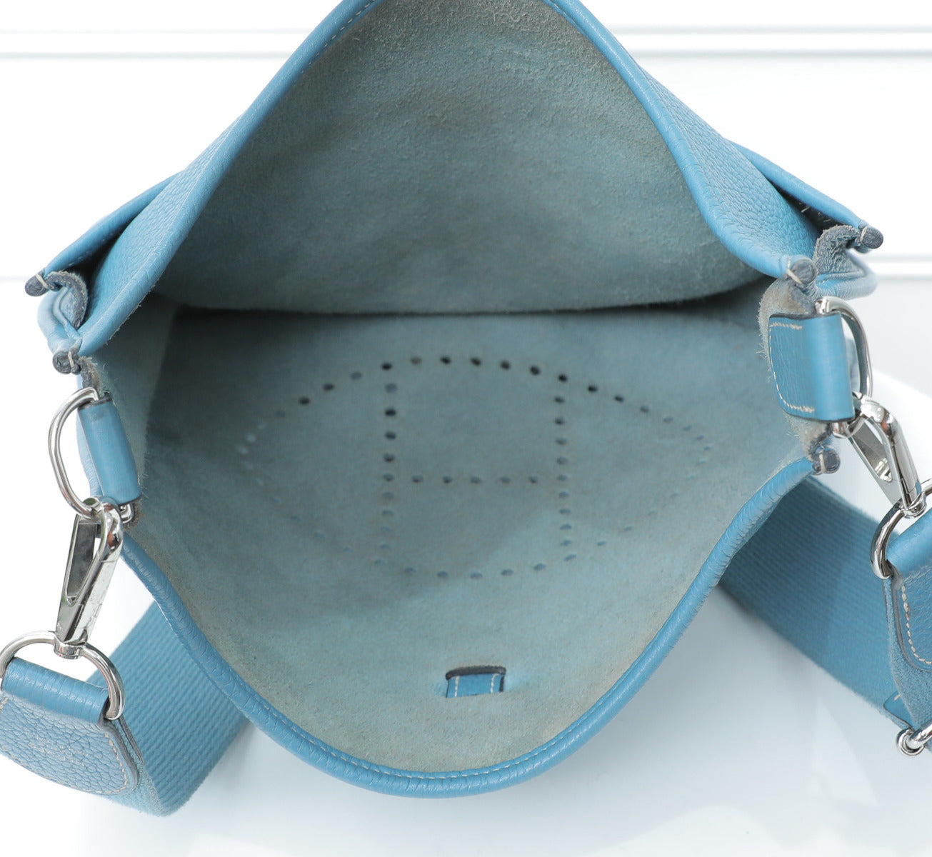 Hermes Blue Jeans Evelyne Togo Bag-Hermes-THE CLOSET