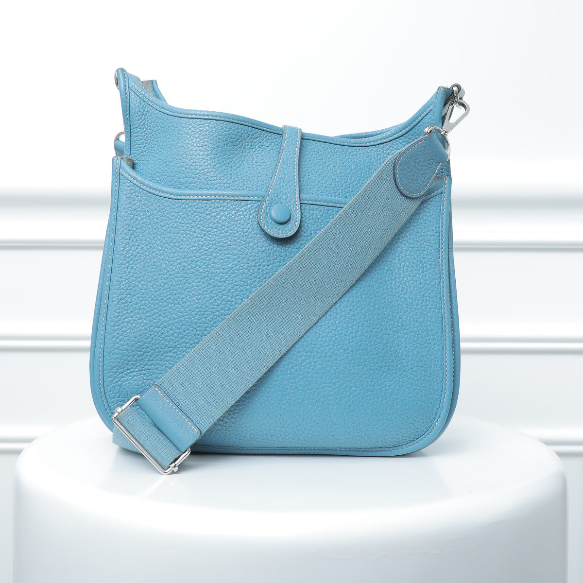 Hermes Blue Jeans Evelyne Togo Bag-Hermes-THE CLOSET