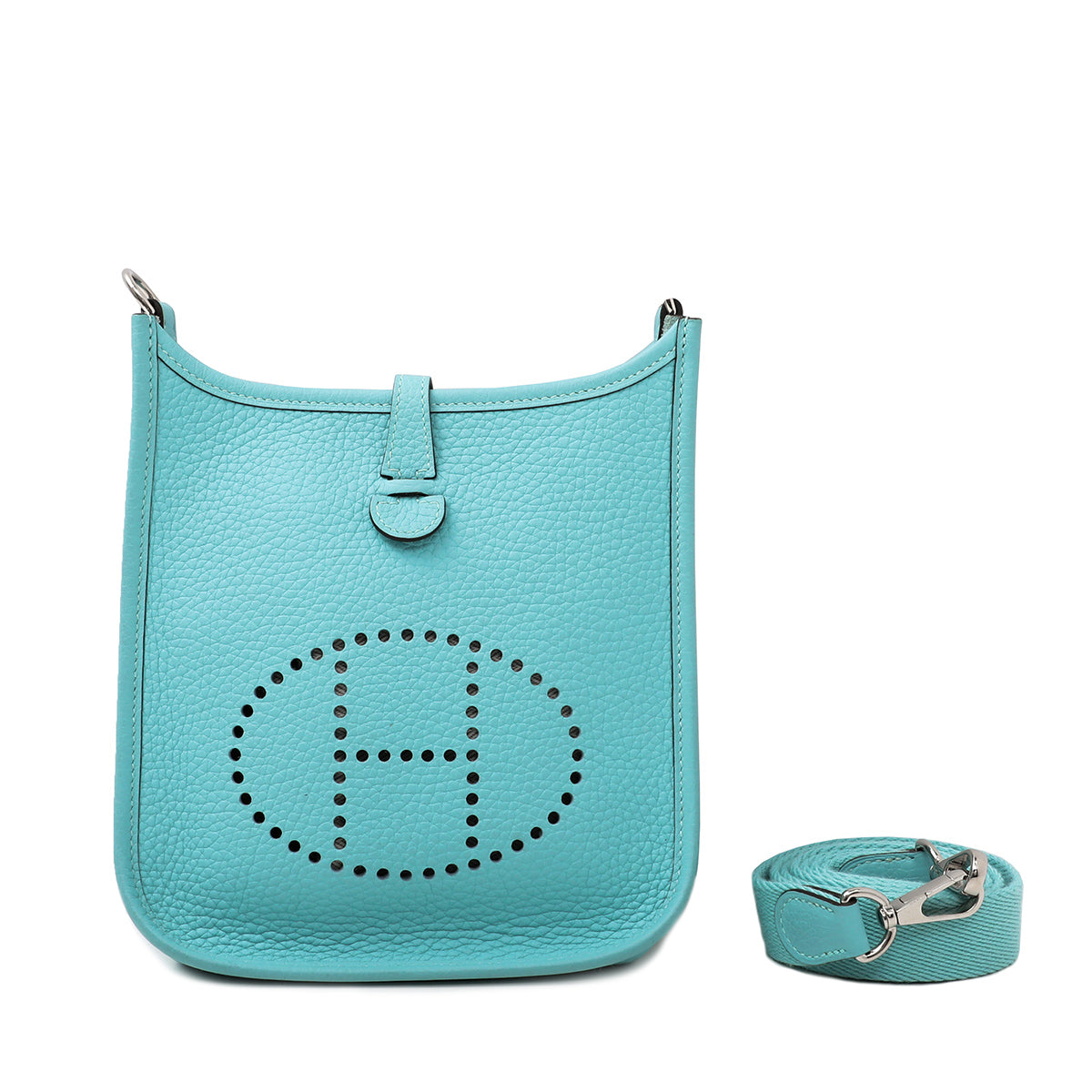 Hermes Blue Lagoon Evelyne TPM Bag-Hermes-THE CLOSET