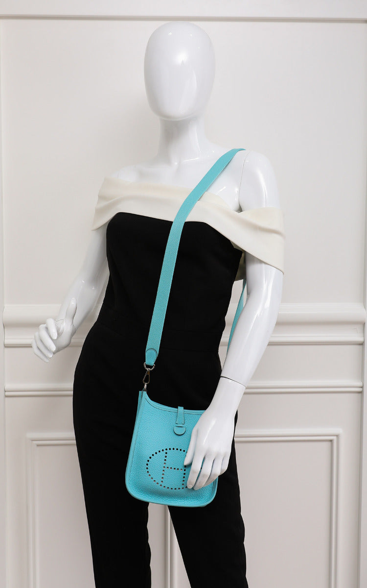 Hermes Blue Lagoon Evelyne TPM Bag-Hermes-THE CLOSET