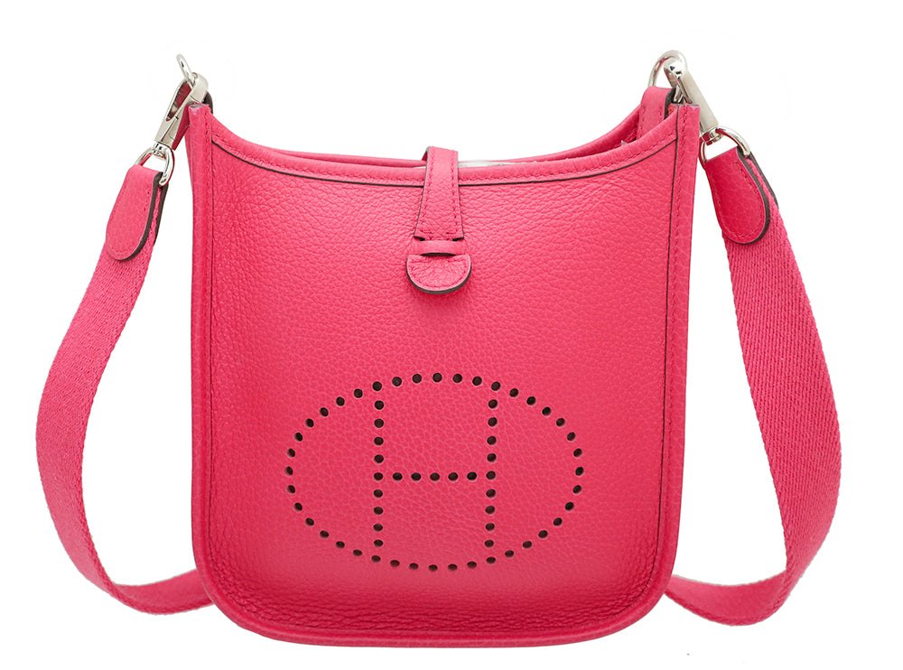 Hermes Rose Tyrien Evelyne TPM Bag-Hermes-THE CLOSET