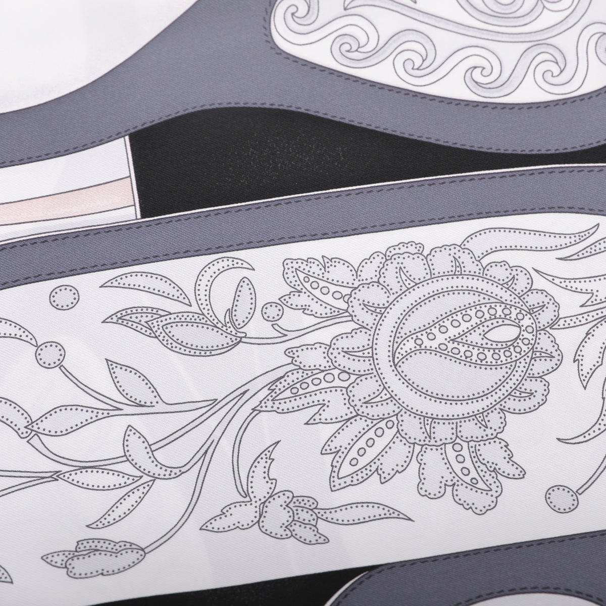 Hermes Tricolor Festival Silk Twilly Scarf-Hermes-THE CLOSET