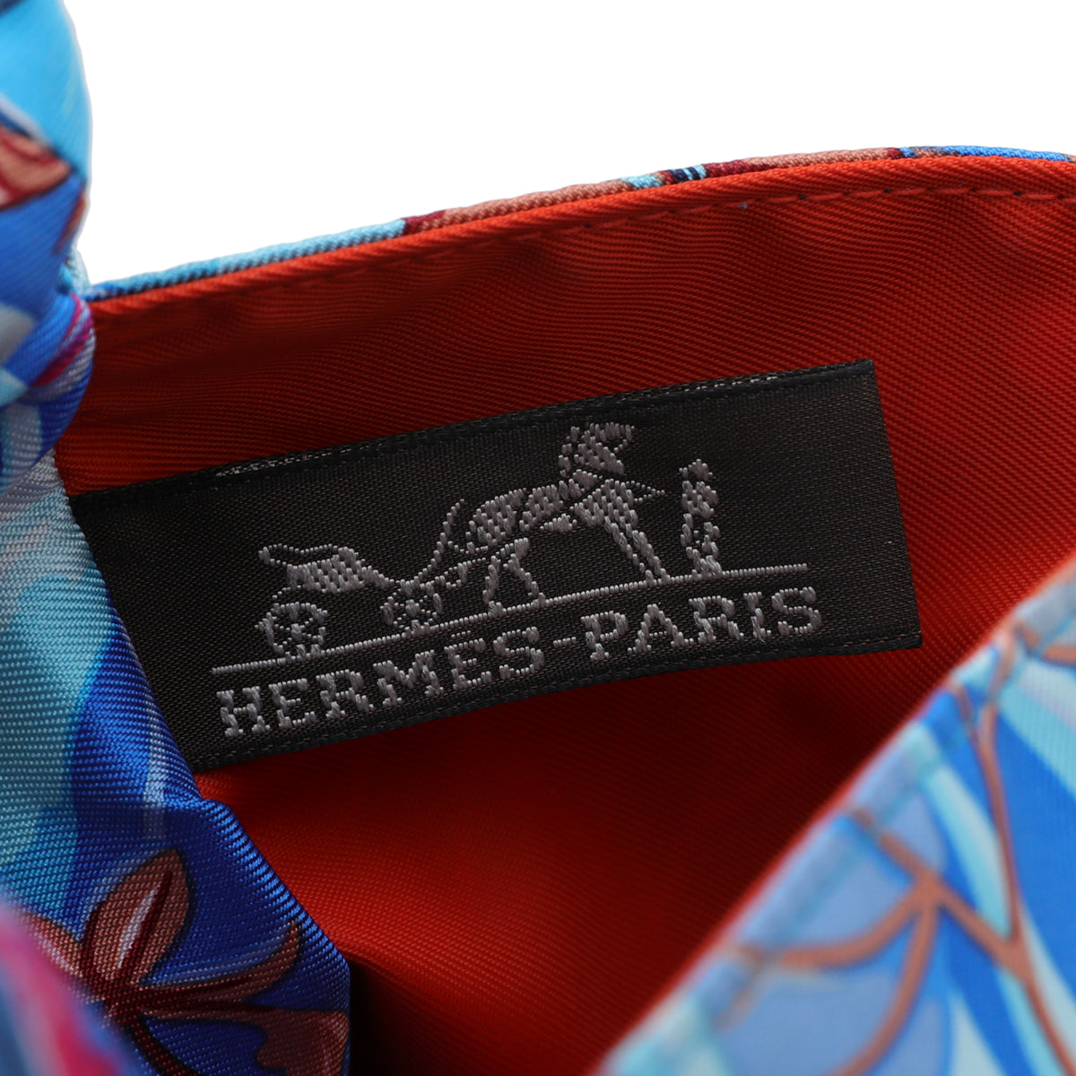 Hermes Multicolor Fourbi 20 Silk Pouch