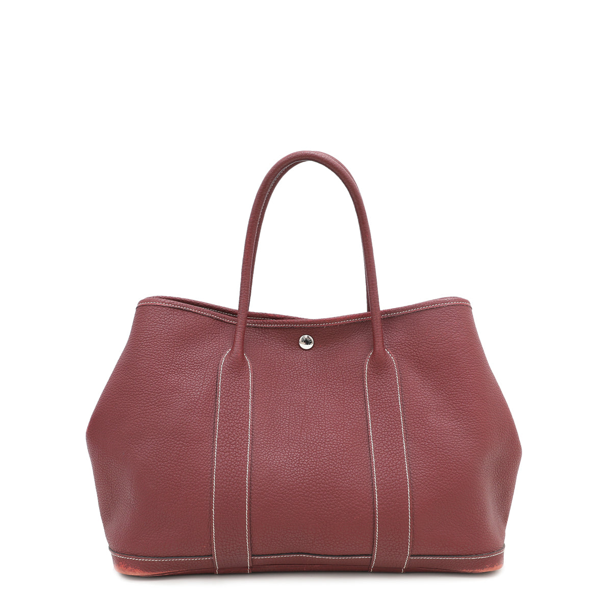 Hermes Rouge H Negonda Garden Party 36 Bag-Hermes-THE CLOSET