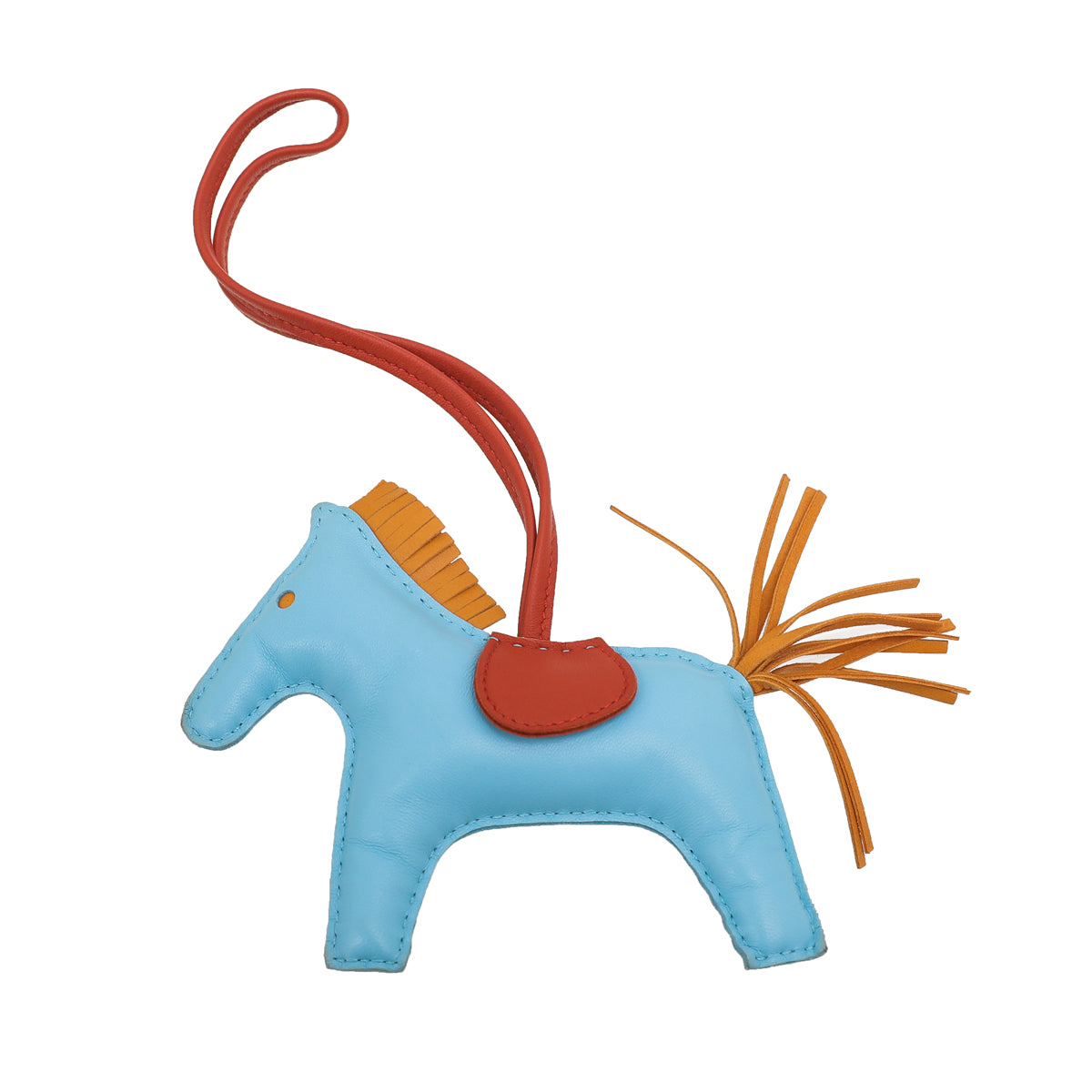 Hermes Tricolor Grigri Rodeo Horse MM Bag Charm – THE CLOSET