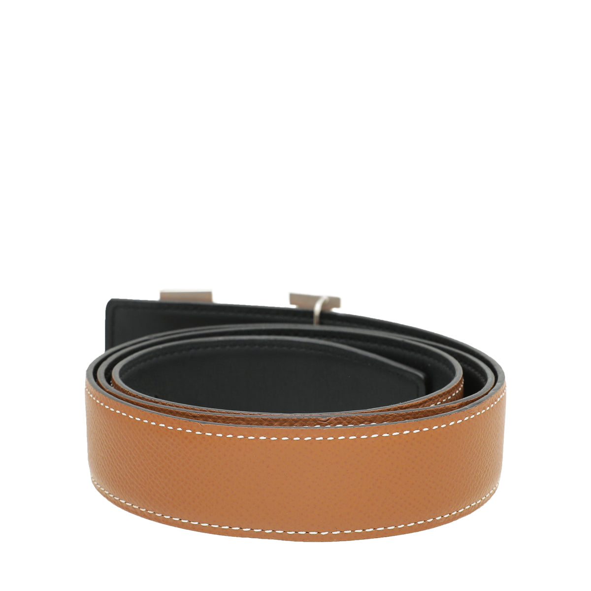 Hermes Bicolor H Buckle Reversible Belt 32-Hermes-THE CLOSET
