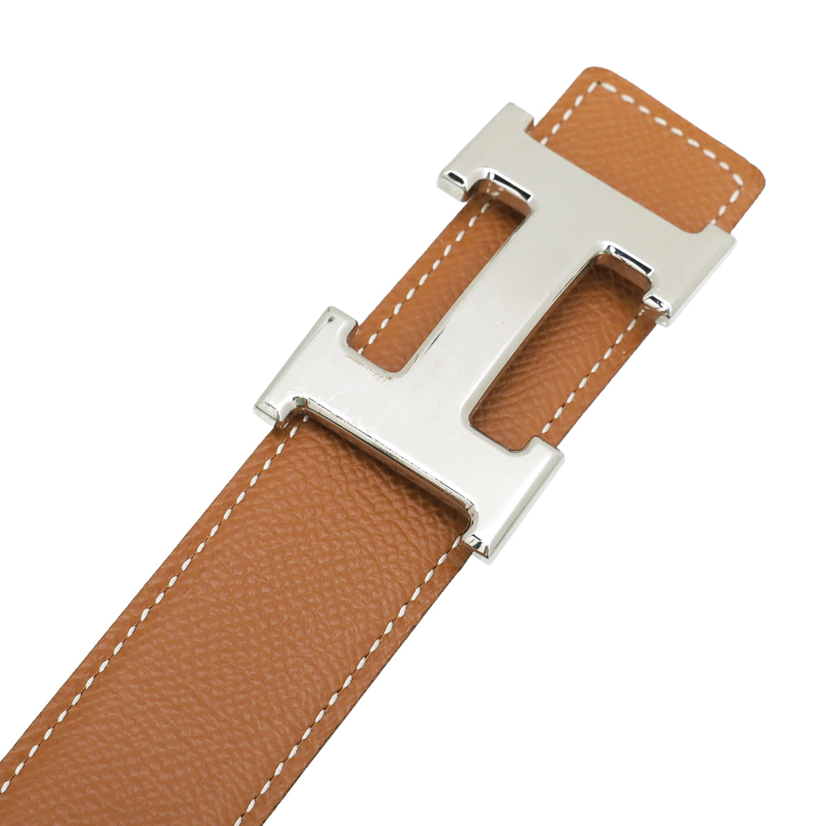 Hermes Bicolor H Buckle Reversible Belt 32-Hermes-THE CLOSET