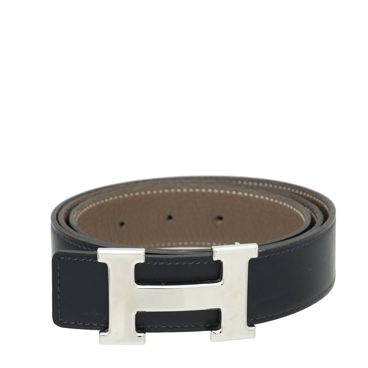Hermes Bicolor H Buckle Reversible Belt-Hermes-THE CLOSET