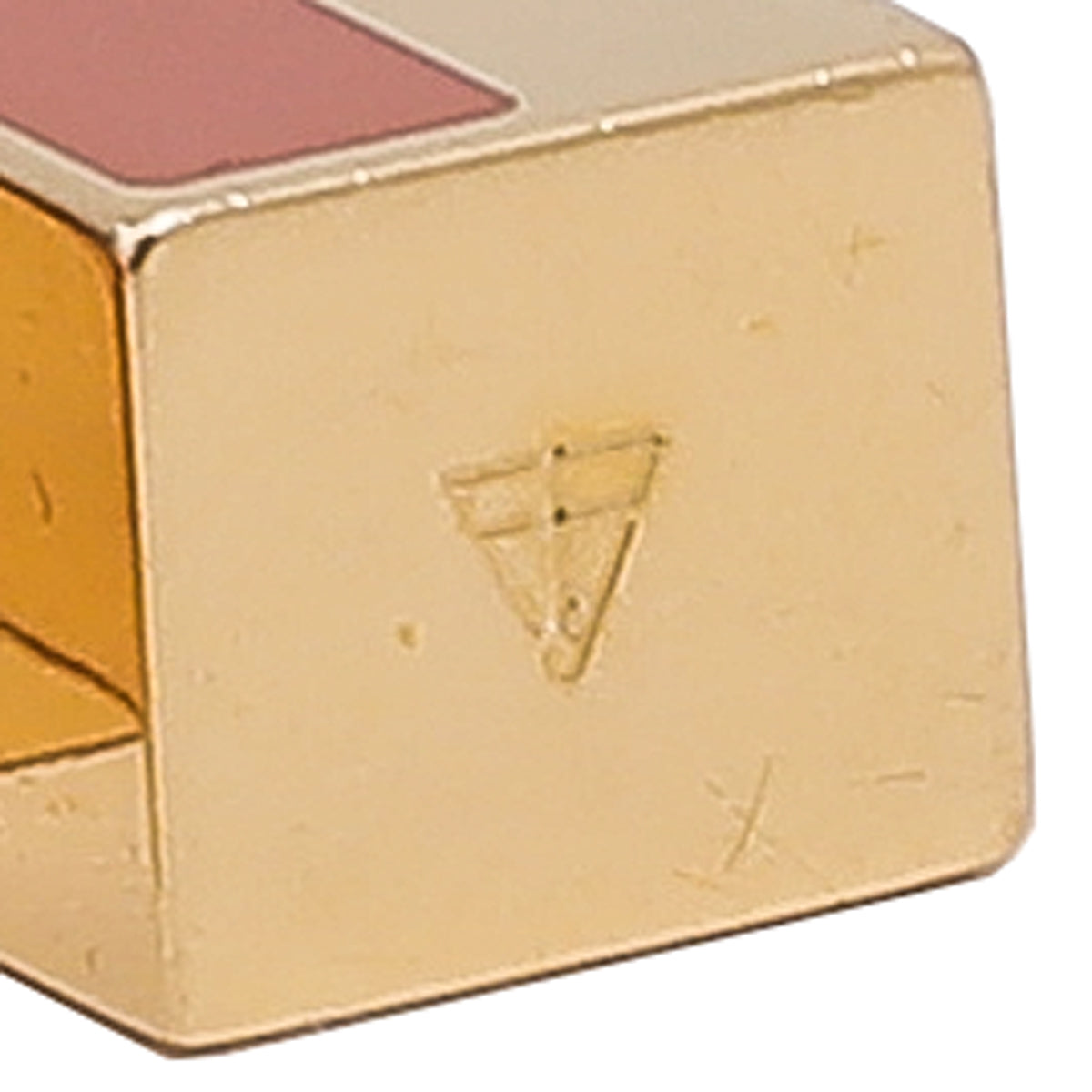 Hermes Orange H Laquer Cadenas Neon Lock-Hermes-THE CLOSET