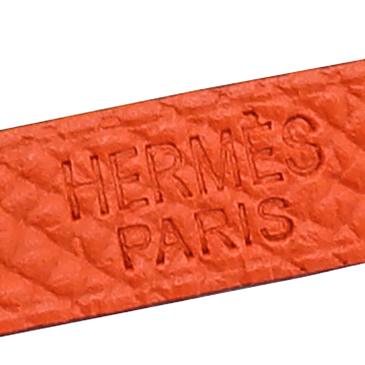Hermes Orange Hapi 3 Trible Tour Bracelet Small