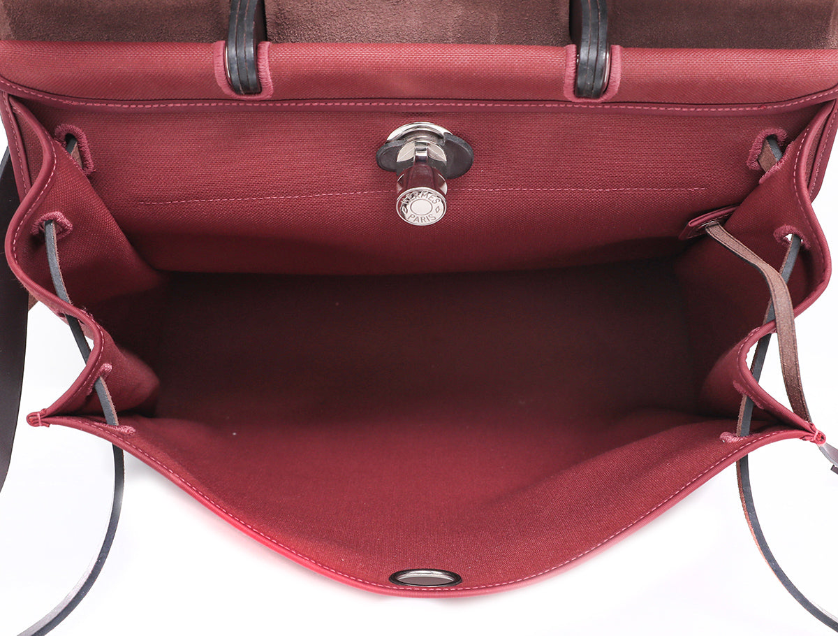 Hermes rouge grenate herbag 39-Hermes-THE CLOSET