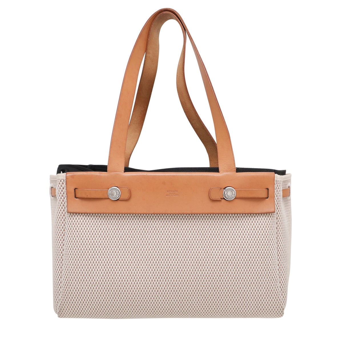 Hermes Bicolor Herbag Cabas 2 in 1 PM Bag-Hermes-THE CLOSET