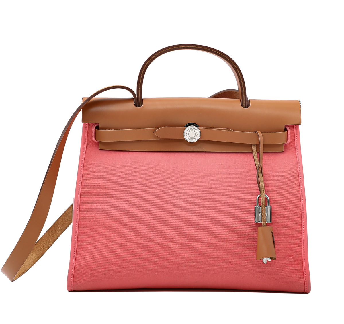 Hermes Rose Azalea Herbag PM Bag-Hermes-THE CLOSET