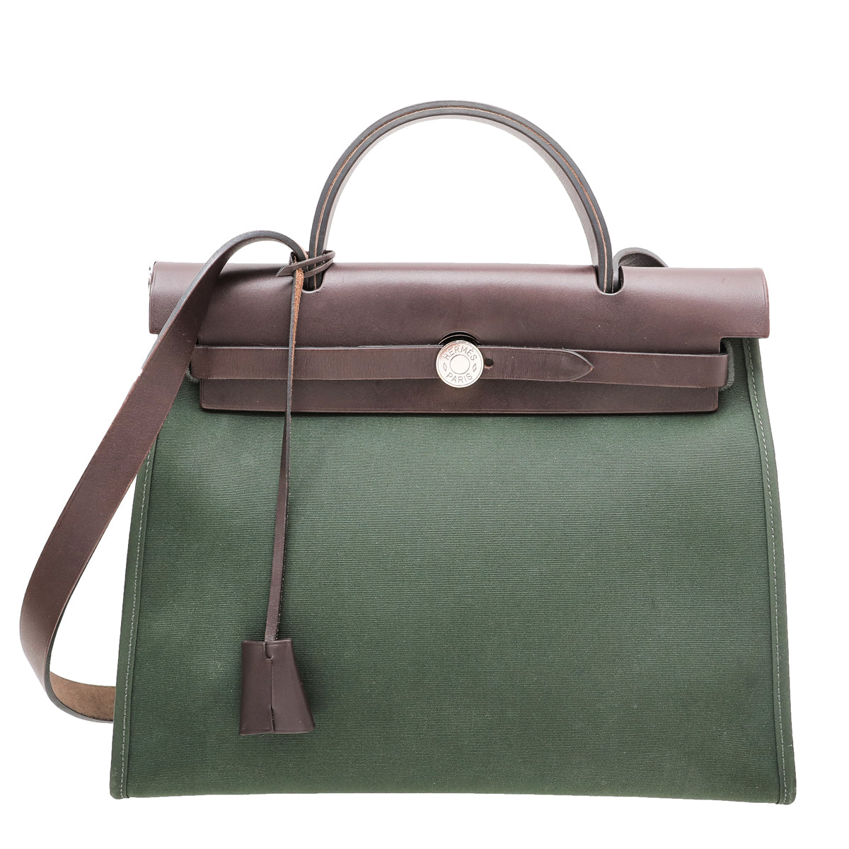 Hermes Forest Green Herbag PM Bag-Hermes-THE CLOSET