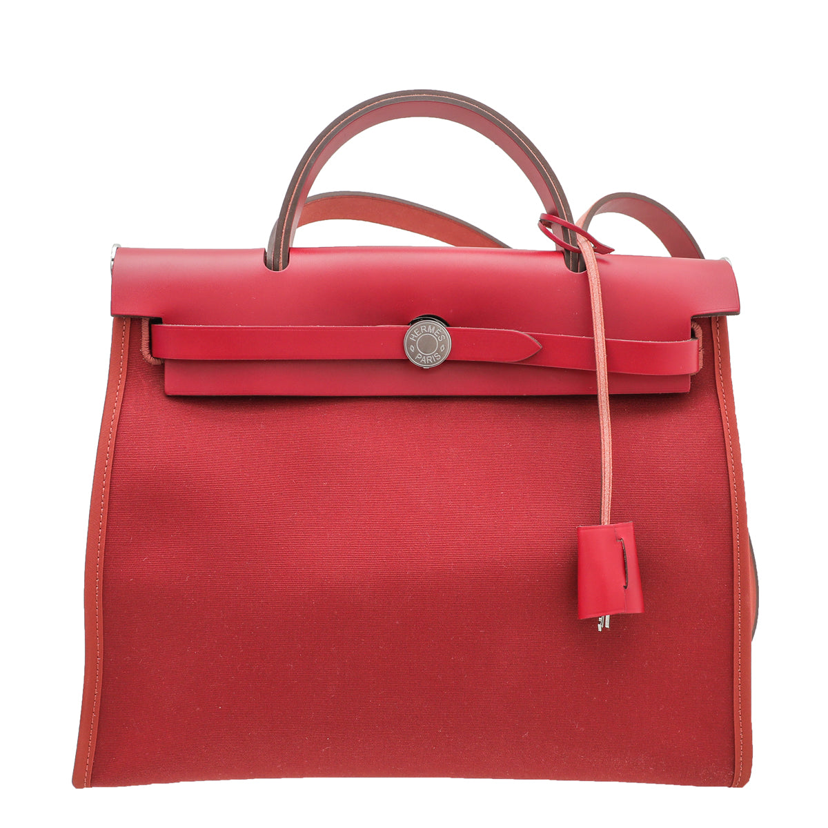 Hermes Rouge Venitien Herbag PM Bag-Hermes-THE CLOSET