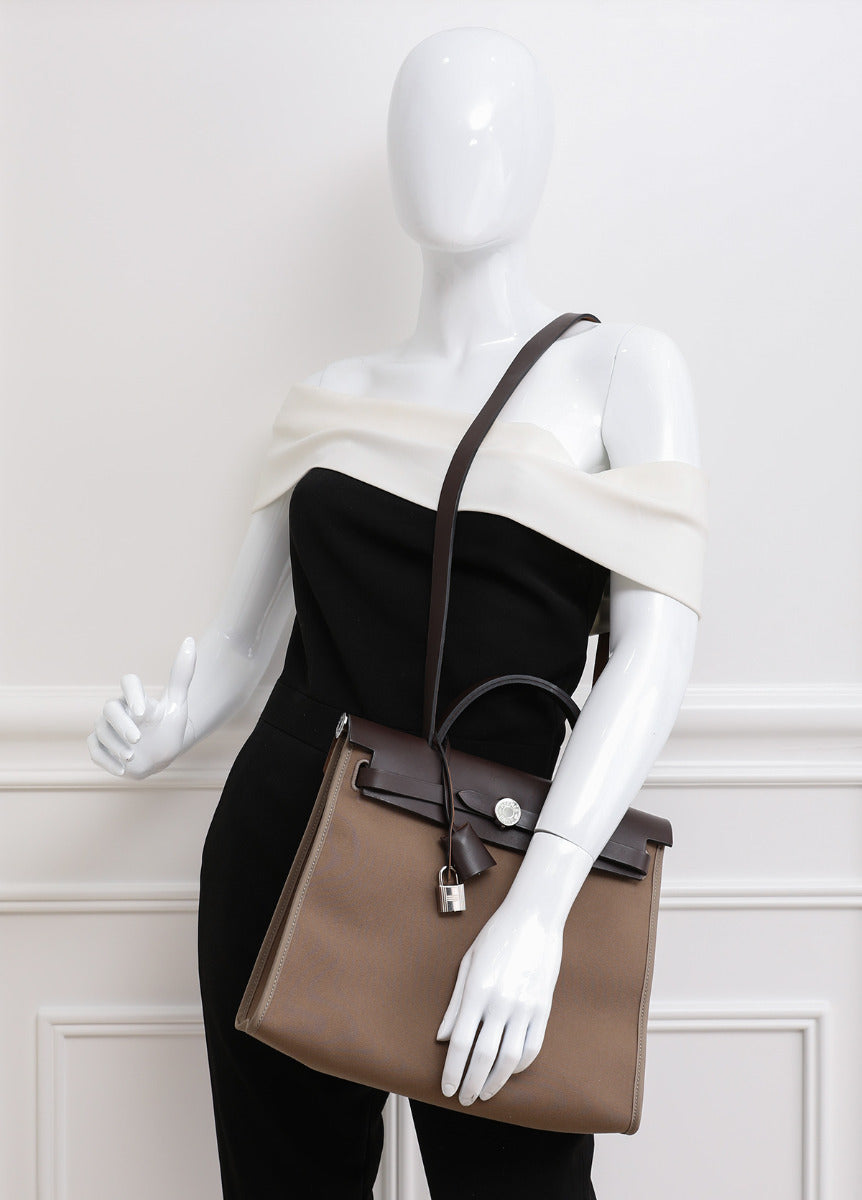 Hermes Bicolor Herbag PM-Hermes-THE CLOSET