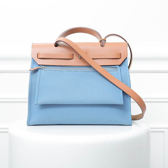 Hermes Light Blue Herbag PM Bag – The Closet