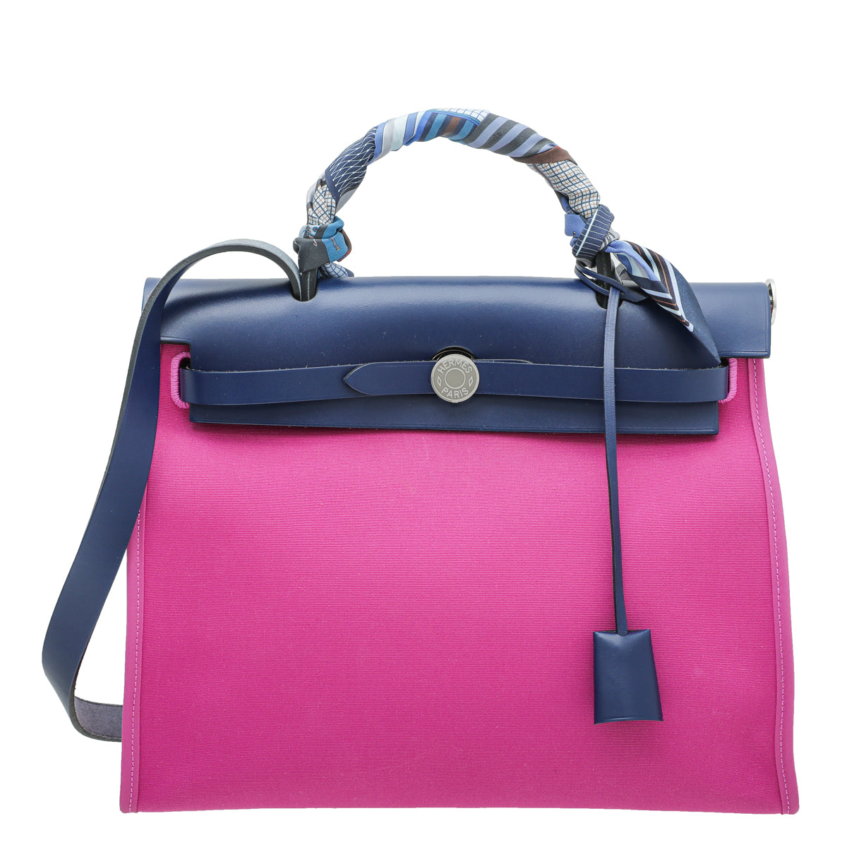 Hermes Bicolor Herbag PM Bag W- Twilly-Hermes-THE CLOSET