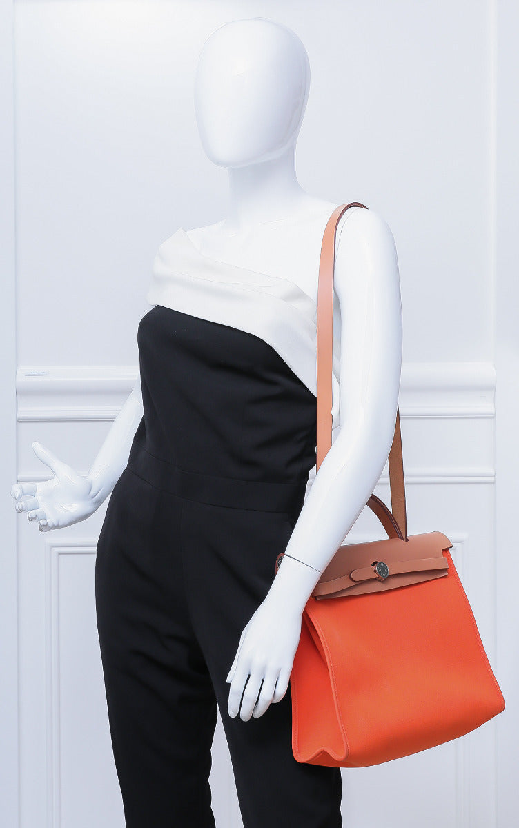 Hermes Orange herbag PM-Hermes-THE CLOSET