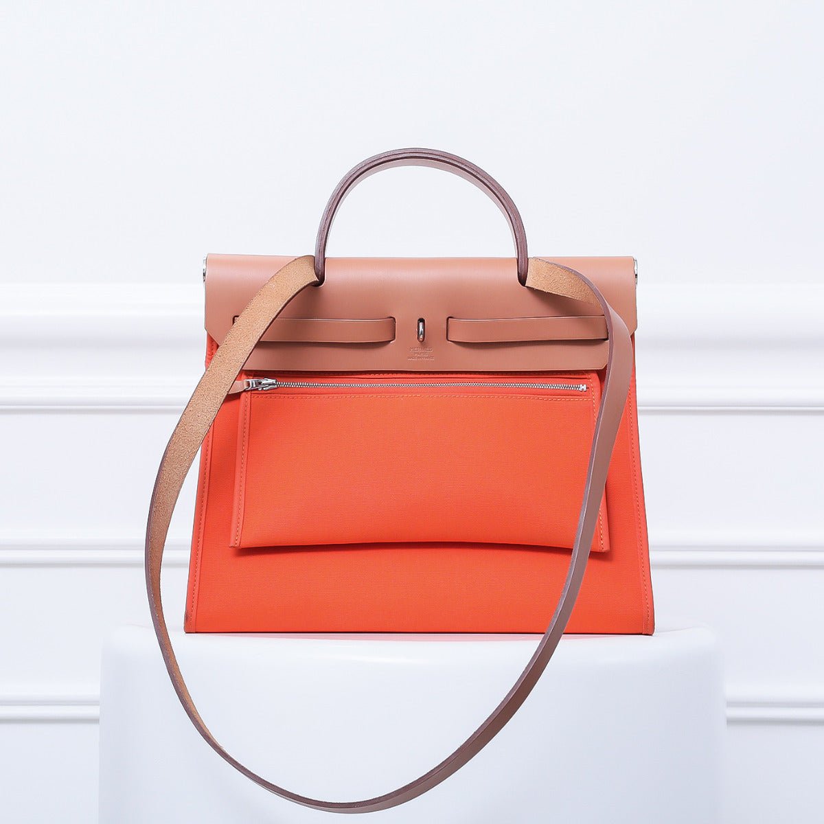 Hermes Orange herbag PM-Hermes-THE CLOSET
