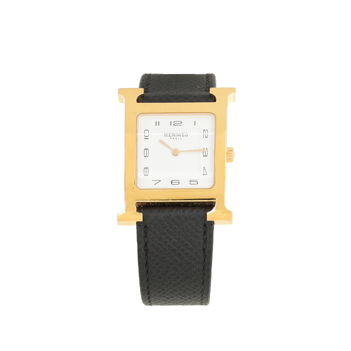 Hermes Gold Heure H Watch Medium