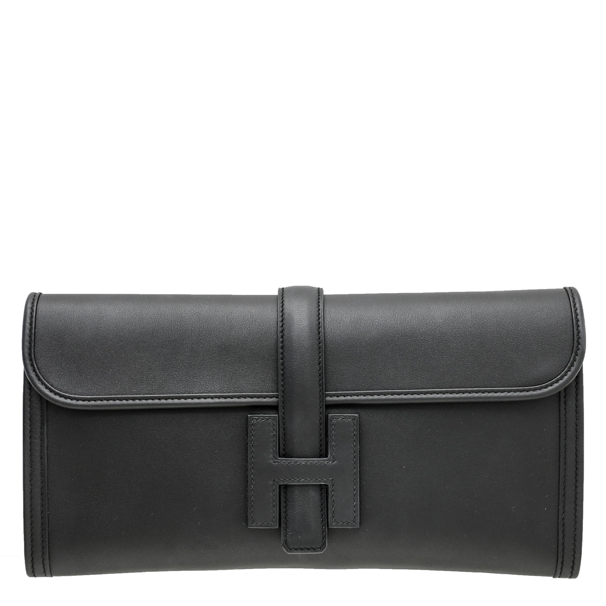 Hermes Noir Jige Elan 29 Clutch-Hermes-THE CLOSET