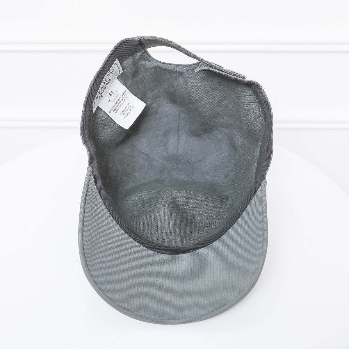 Hermes Eucalyptus Jump Men's Cap 61-Hermes-THE CLOSET