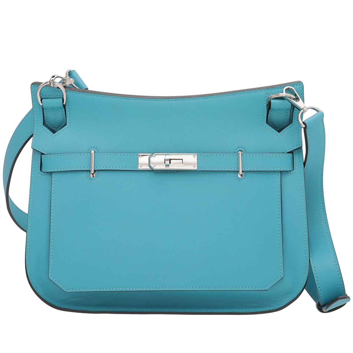 Hermes Turquoise Swif Jypsiere 28 Bag-Hermes-THE CLOSET