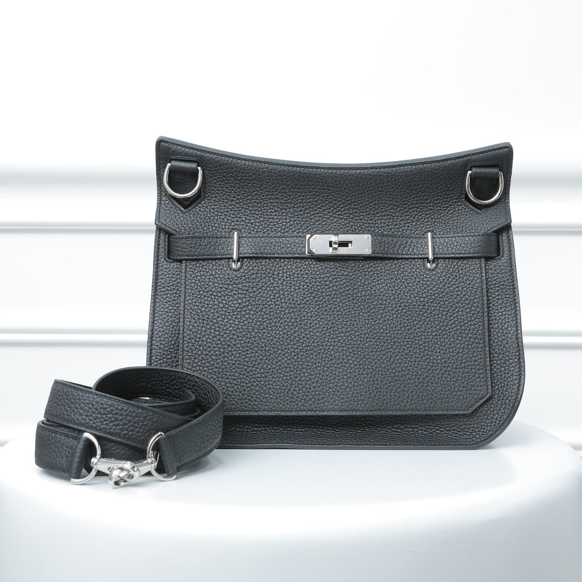 Hermes Black Jypsiere 28 Bag-Hermes-THE CLOSET