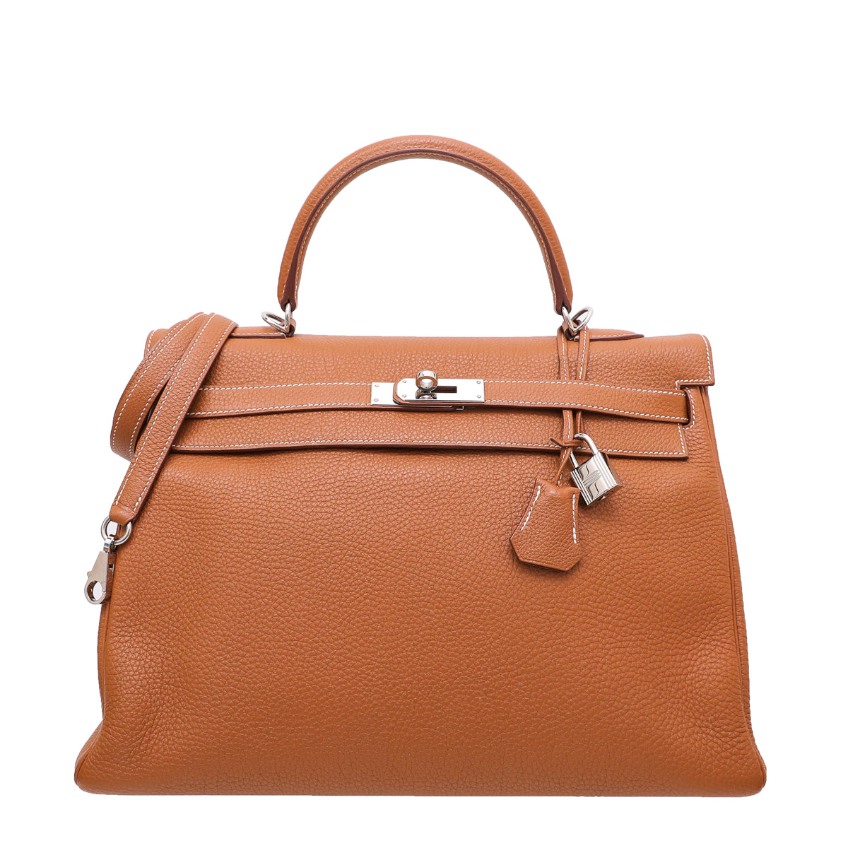 Hermes Gold Togo Kelly 35 Bag-Hermes-THE CLOSET