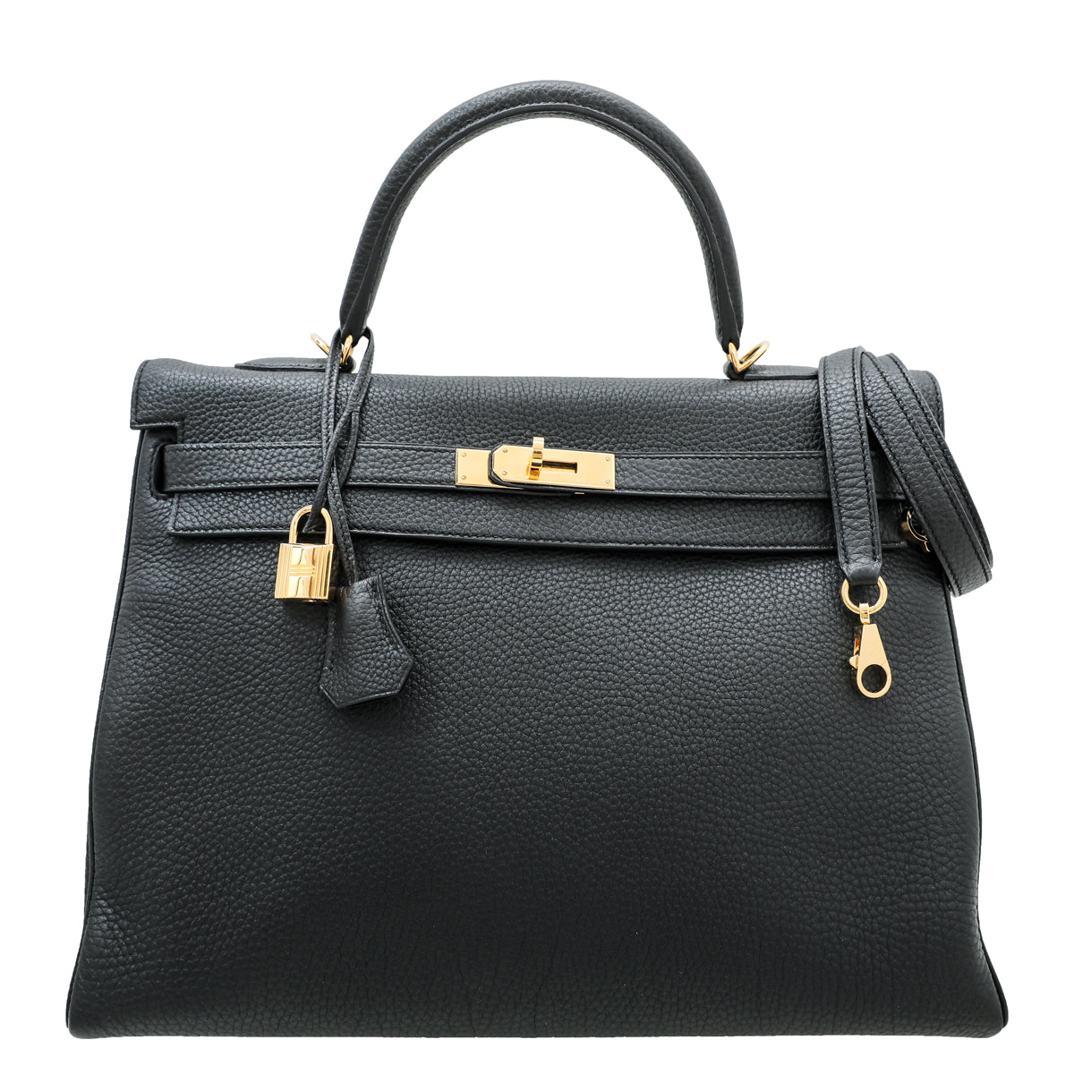 Hermes Noir Kelly 35 Bag-Hermes-THE CLOSET