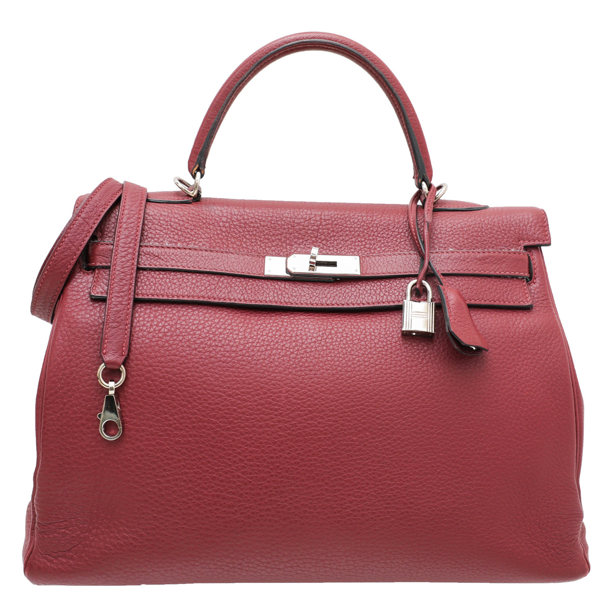 Hermes Rouge Kelly 35 Bag-Hermes-THE CLOSET