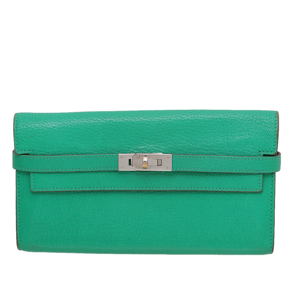 Hermes Menthe Mysore Kelly Classic Wallet-Hermes-THE CLOSET