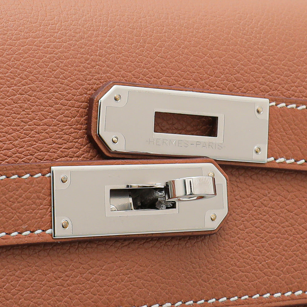 Hermes Gold Kelly Depeches 36 Evercolor Bag-Hermes-THE CLOSET