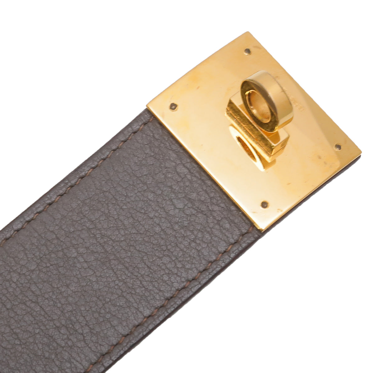 Hermes Gray Kelly Dog Bracelet-Hermes-THE CLOSET